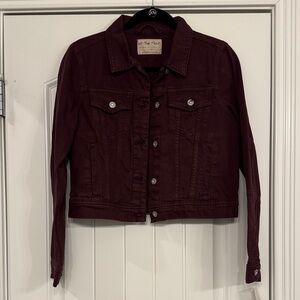 NWT We The Free Rumors Denim Jean Jacket, Size Small